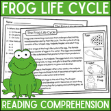 Frog Life Cycle Reading Comprehension Passage • Life Cycle