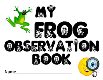 Preview of Tadpole Frog Life Cycle observation book