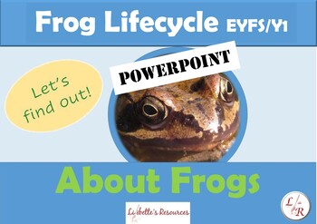 Preview of Frog Life-cycle Powerpoint and Activities EYFS/Y1