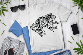 Download Frog Mandala Svg Cut Files Animal Mandala Svg Frog Mandala Clipart Zentangle