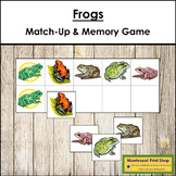 FREE Frogs Match-Up and Memory Game (Visual Discrimination