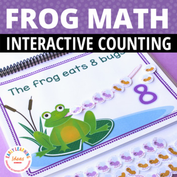 Preview of Frogs & Pond Life - Preschool Counting Book - Spring Math & Counting Practice