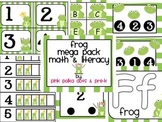 Frog Theme Math & Literacy Mega Pack ~ ABC, Numbers, Patte