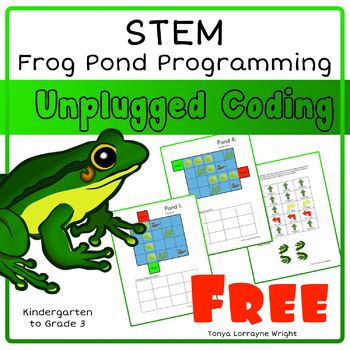 Preview of Frog Pond Programing STEM: An Unplugged Coding Activity