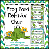 Frog Theme Classroom Behavior Clip Chart