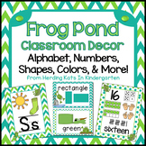 Frog Theme Classroom Decor