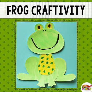 Printable Paper Bag Puppet Craft: Frog
