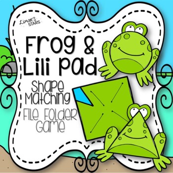 Preview of Frog Shape Matching File Folder Game {SPRING}