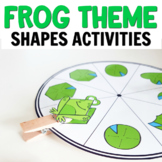 Frog Shapes Bundle for Hands-on Activities or Centers