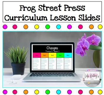Preview of Frog Street Press 2020 | Lesson Slides | Changes, Week 3
