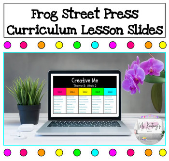 Preview of Frog Street Press 2020 | Lesson Slides | Creative Me, Week 2