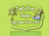 Frog Theme Classroom Decor Set