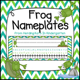 Frog Theme Classroom Name Tags