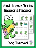 Frog Themed Past Tense Verbs Flashcards