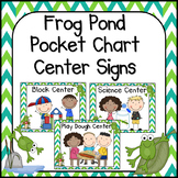 Frog Theme Classroom Center Cards