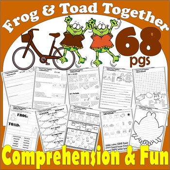 Preview of Frog & Toad Together Read Aloud Book Study Companion Reading Comprehension