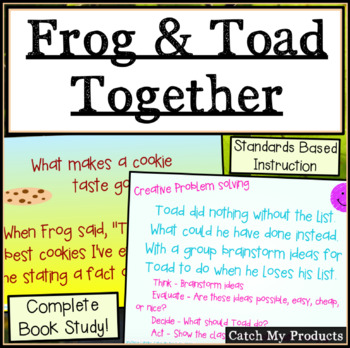 Preview of Frog and Toad Together Book Unit for Promethean Board