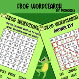 Leap into Learning: Fun Frog Worddearch for Kids