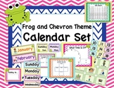 Frog and Chevron Theme Calendar Set