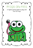 Frog and Flies- a rhythm posting game for ta, ti-ti and (o