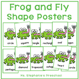 Frog and Fly Shape Posters