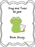 Frog and Toad All Year  Book Study Graphic Organizer