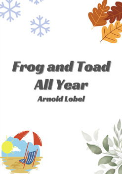 Preview of Frog and Toad All Year Comprehension Packet