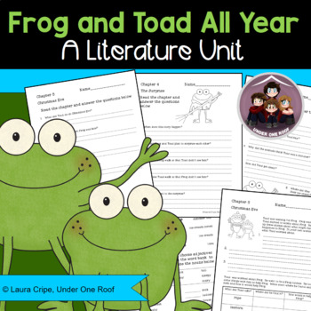 Preview of Frog and Toad All Year Literature Study