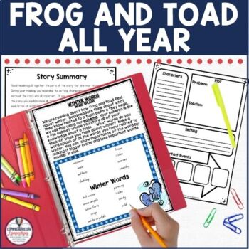 Preview of Frog and Toad All Year by Arnold Lobel Activities in Digital and PDF