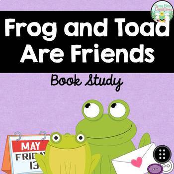 Preview of Frog and Toad Are Friends Book Study - Printable PDF