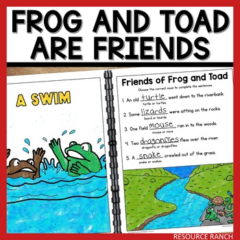 Preview of Frog and Toad Are Friends Book Study for Early Chapter Book Readers