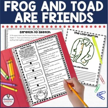 Preview of Frog and Toad Are Friends by Arnold Lobel Activities in Digital and PDF