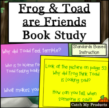 Preview of Frog and Toad Are Friends Literary Unit