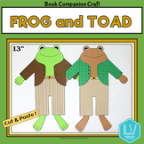 Frog and Toad Craft - Book Companion Craft, March Reading Month