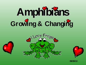 Preview of Frog and Toad Life Cycle PowerPoint Presentation (Amphibians)