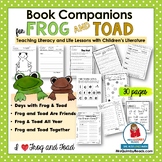 Frog and Toad | Book Companion | Reading | Literacy