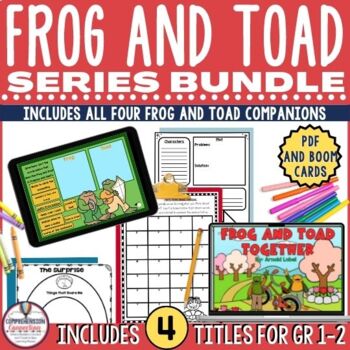 Preview of Frog and Toad Series Book Companions Bundle in Digital and PDF