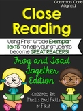 Close Reading with Frog and Toad Together