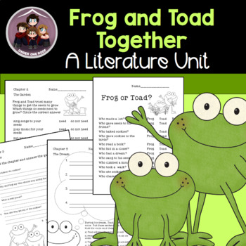 Preview of Frog and Toad Together Literature Study