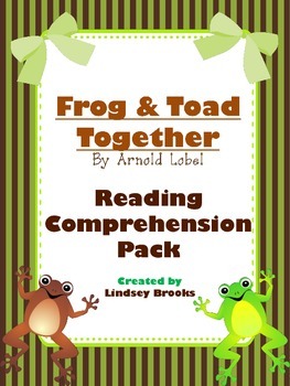 Preview of Frog and Toad Together: Reading Comprehension Pack