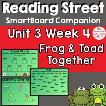 Preview of Frog and Toad Together SmartBoard Companion 1st First Grade