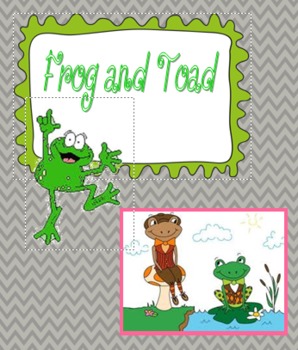 Preview of Frog and Toad are Friends- Buttons