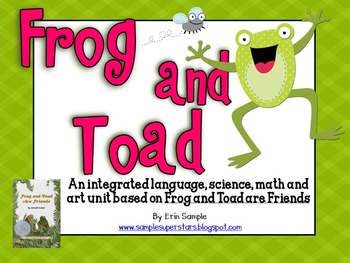 Preview of Frog and Toad are Friends Integrated Unit