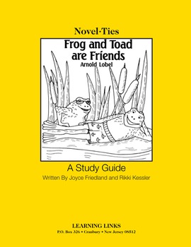 Preview of Frog and Toad are Friends - Novel-Ties Study Guide