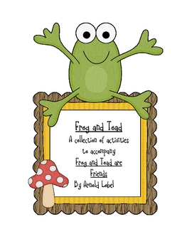 Preview of Frog and Toad are Friends Unit Sample