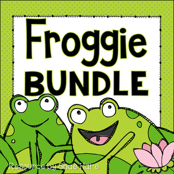 Preview of Frog Themed Classroom Decor BUNDLE