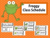 Froggy Class Schedule