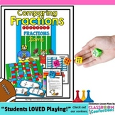 Comparing Fractions Game: Math Game 4th Grade (possibly 3r