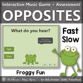 Fast Slow Music Opposites ~ Interactive Music Game + Asses