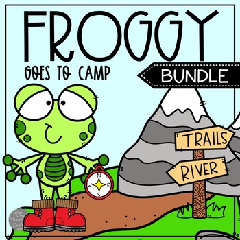 Preview of Froggy Goes to Camp and Camping No-Prep Bundle